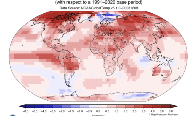 Explore the unprecedented climate data for November 2023, revealing it as the sixth consecutive month of record-warm global temperatures